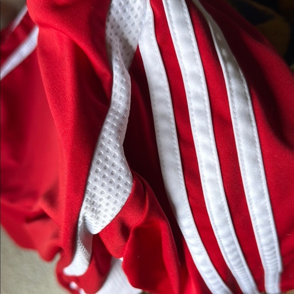 Adidas Red and White Performance Jersey - Picture 3 of 3
